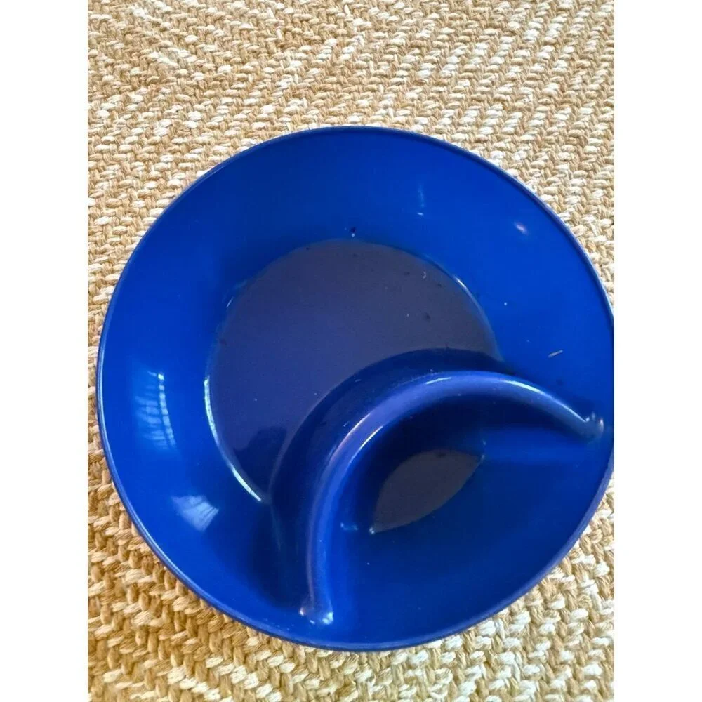 Set of 2 Divided Plastic Snack Bowls